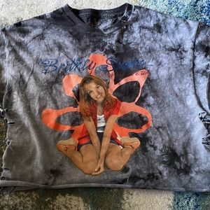 Y2K Vintage Britney Spears custom crop top